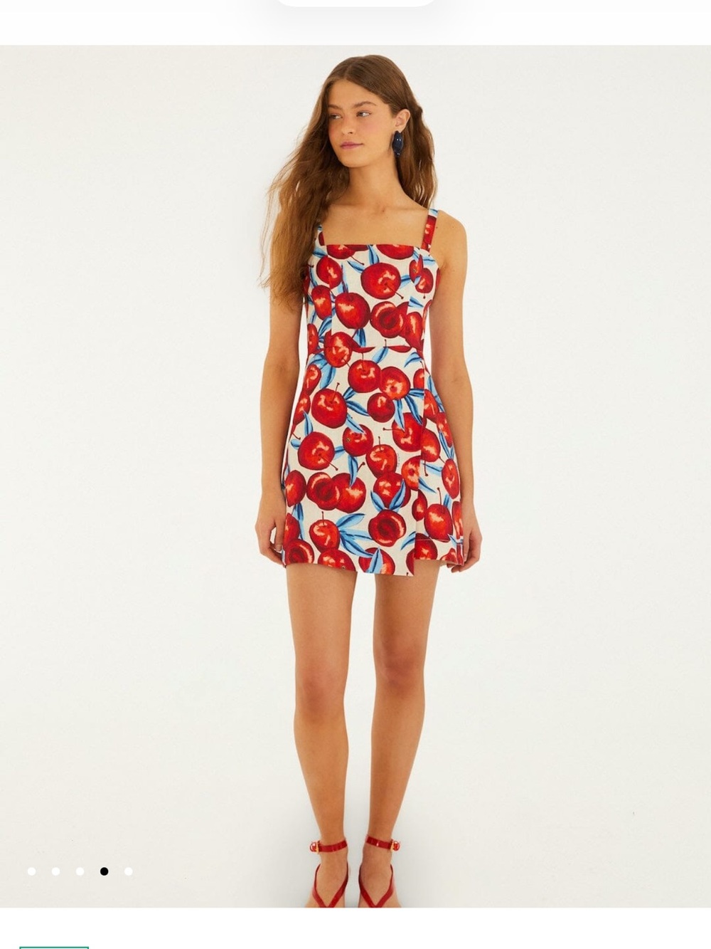 NWT FARM Rio Cherry Blossom Sleeveless Mini Dress